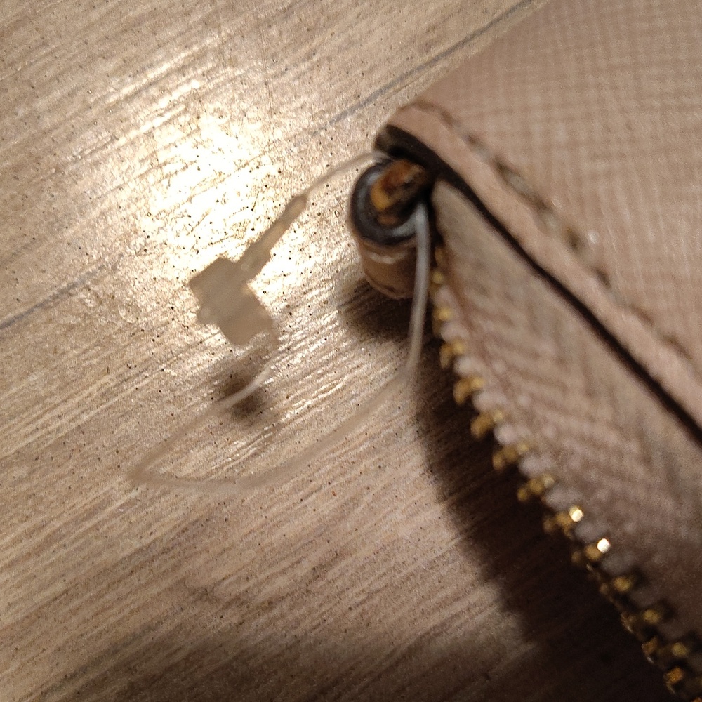 Michael Kors Light Tan Wallet with Gold Accents - Picture 6 of 6